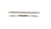 Fashionable Design 925 Sterling Silver Double Ring studded with CZ